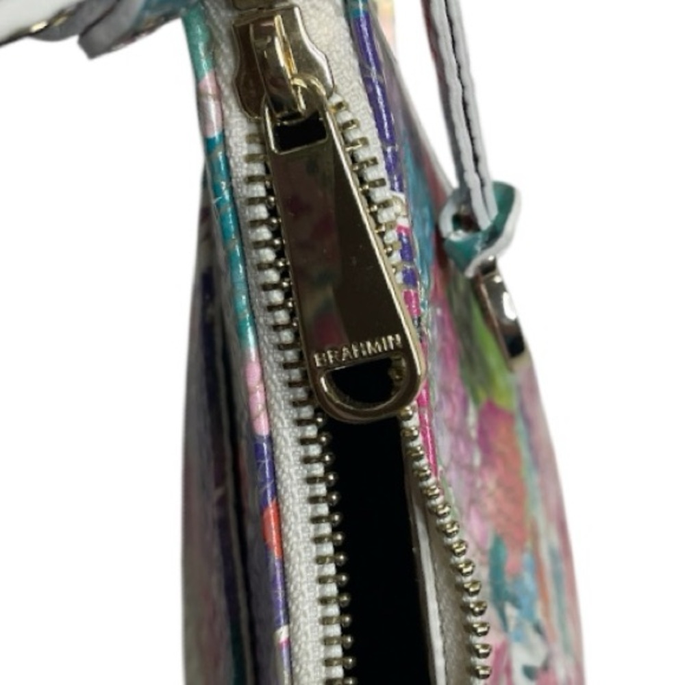Brahmin Esme Daylily Multicolor Croc-Embossed Shoulder Bag - Picture 5 of 7